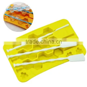 100% Food Grade Honeycomb Nest Silicon Ice Tray thumbnail-2