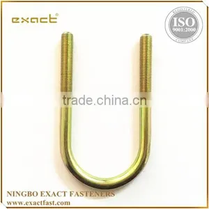 MANUFACTURER SUPPLY HIGH QUALITY ZINC/YELLOW/HOT DIP GALVANIZED STANDATD GRADE4.8/8.8/10.9 U BOLT SIZES thumbnail-1