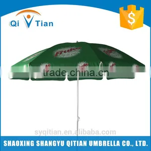 110cm Radius Hot Sale Beach Umbrella,160G Polyester Stripe Beach Umbrella,advertising Beach Umbrella thumbnail-1