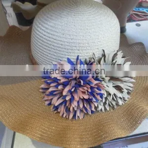 2015 The Newest Hot Sell Women Short Brim Straw Hat thumbnail-6