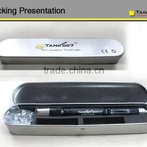 Dry Battery Power Source and Mini LED Light Torch Flashlight Silver thumbnail-4