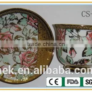 Ceramic Bone China Cup and Saucer thumbnail-3