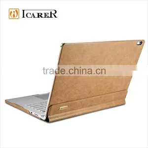ICARER Genuine Leather Case for Microsoft Surface Book Flip Cover With Stand Function Shenzhou Series thumbnail-4