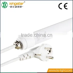 TUV SAA CE Approved High Efficiency SMD2835 0.6m 1.2m 1.5m 2ft 4ft 5ft 9w 18w 22w Optional Full Glass T8 Led Tube Lighting thumbnail-3
