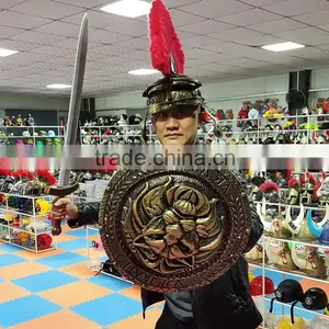European Medieval Shield Ancient Greek Knight Shield Plastic Toy Shields:Lion thumbnail-1