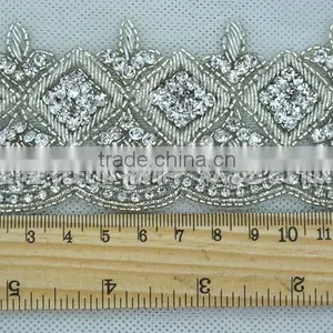 Guangzhou Garment Accessories and Beaded Trims for Wedding Dress thumbnail-2