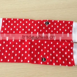 2014 Winter USA Design Fashion Red and White Cotton Knitting Lady Happy Dots Sock thumbnail-3