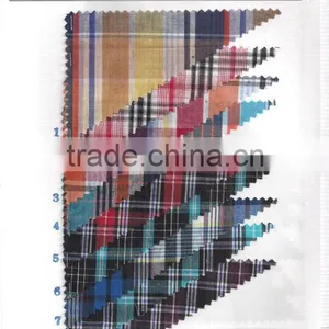 100% Cotton Yarn Dyed Shirting Fabric Textile Stock:P6435-A13100733 thumbnail-1