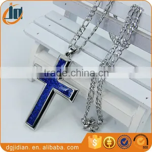 Stainless Steel Religious Cross Pendants Necklaces thumbnail-1