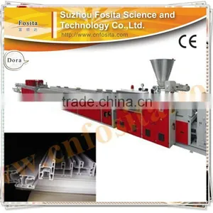 PVC Profile Production Line Sjsz-65/132 Window Profile thumbnail-1