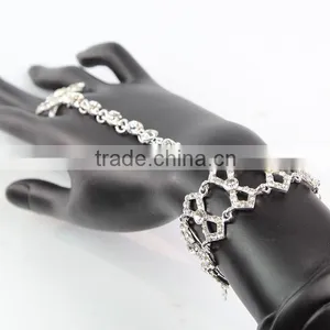 Handmade Magnetic Rhinestone Bracelets For Women thumbnail-1