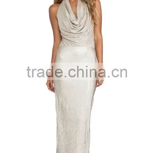 Ladies Long Evening Party Wear Gown Evening Gowns Pictures of Latest Gowns Designs thumbnail-5