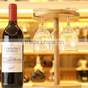 Bamboo Wine Cup Rack thumbnail-2