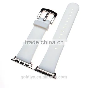 Custom Fast Delivery Cheap Silicone Watch Band Parts for Apple Watch thumbnail-1