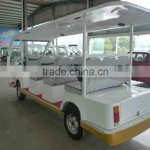 China Beautiful Design Electric Sightseeing Car!!! Bilayer Laminated Glass,wearproof and Anti-skidding thumbnail-4