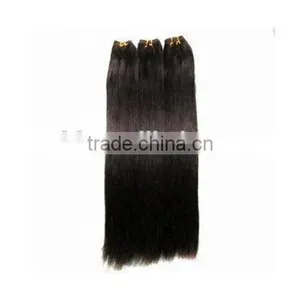 Long Straight Black Hair Clip in Synthetic Hair Weave thumbnail-1
