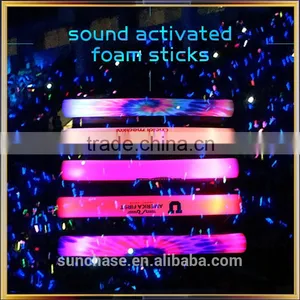 Wholesale Customized Logo Voice Control Led Foam Stick Baton thumbnail-1
