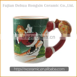2015 High Quality Hand Painted Wholesale Ceramic Coffee Mugs thumbnail-1