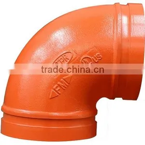 FM/UL Ductile Iron Grooved Elbow 90 Degree thumbnail-1