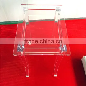 Clear Acrylic Transparent Vanity Shower Stool Quality Choice thumbnail-1