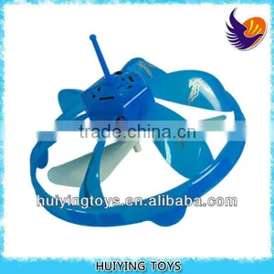 Flying UFO Plastic Toy rc Helicopter With LED Kids Toy Made in China HY-858 thumbnail-3