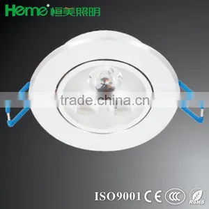Silver LED Lux Round 5W 7W 9W SMD Ceiling Recessed Mount Down Light Fixture thumbnail-1