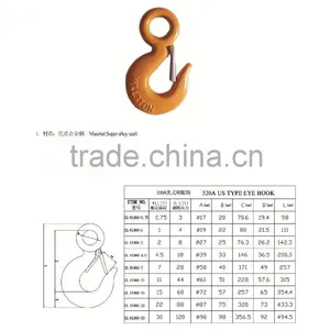 Hotsale G80 Eye Hoist Hook thumbnail-3
