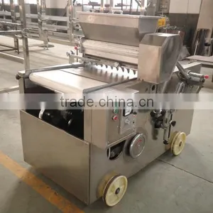 PLC Controlled Food Confectionary Industrial ce Fortune Cookie Maker Making Machine thumbnail-1