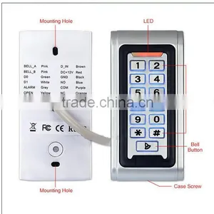 Wiegand Input Backlight Metal Rfid Waterproof Control Keypad thumbnail-6
