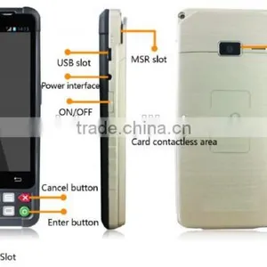 Android 4.2 RFID POS/ Payment POS Terminal With Barcode Scanner, 3G,WIFI,NFC thumbnail-2