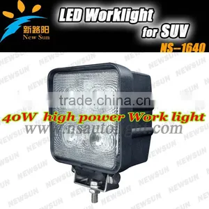 IP68 RoHS Certificated 40w Truck Light Waterproof Led Work Light 8-30v dc For Truck For Jeep Atv 4wd Boat thumbnail-1