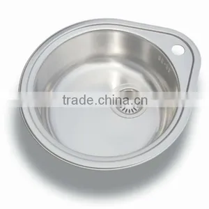 44x50 Linen Stainless Steel Kitchen Sink (DE136) thumbnail-1