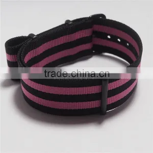 PVD Black Heat Welded Watch Band 20mm With Wrist thumbnail-3