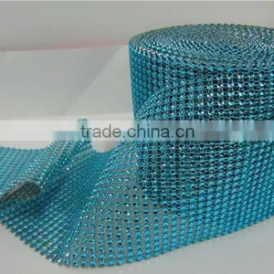 24 Rows Plastic Rhinestone Mesh Trimming for Decoration thumbnail-6