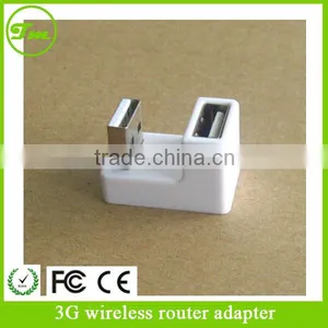 180 Degrees Usb2.0 Adapter Male to Female 3G Wireless Router Usb Adapter thumbnail-1