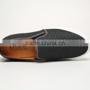 KPU/cow Leather /elastic Fabric Casual Shoes thumbnail-4