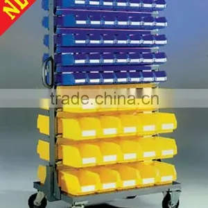 Heavy Duty Industrial Pegboard Bin Cart thumbnail-1