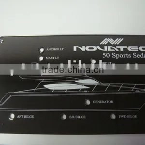 Acrylic CNC Sputtering Faceplate for Yacht thumbnail-1