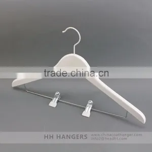 Natural Wooden Clips Garment Hotel Anti Theft Ring Wood Hospitality Coat Hanger thumbnail-5