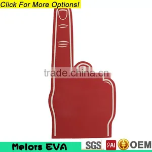 Melors Promotional Cheerleading EVA Foam Hand Big Foam Middle Finger Foam Finger thumbnail-4