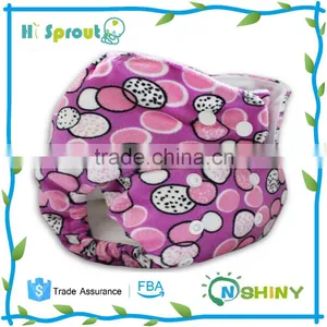 Nice Design Purple Color Baby Reusable Cloth Diaper thumbnail-1