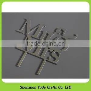 Popular Items for Engagement Cake, Mr And Mrs Wedding Cake Topper Acrylic Plexiglass Cake Topper thumbnail-2