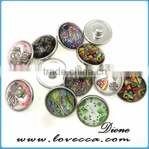 Jewelry Charms Factory Directly Wholesale Green Alloy Personality DIY Bracelets Press Snap Button thumbnail-1