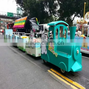 Amusement Equipment Kiddie Ride Theme Park Trackless Sightseeing Train Ride Fairground Ride for Sale thumbnail-5