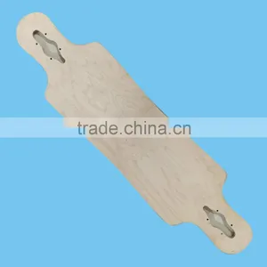 Natural Wooden Down Hill Custom Long Board Skateboard thumbnail-2