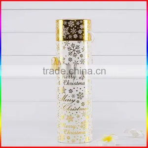 Professional Design Recycled Cylinder Essential Oil Gold Paper Tube thumbnail-1