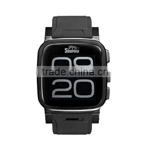SNOPOW W1 Smartwatch Latest Wrist Watch Mobile Phone With MTK6260A 128MB RAM 64MB ROM 2MP Camera IP68 Waterproof Smartwatch thumbnail-1