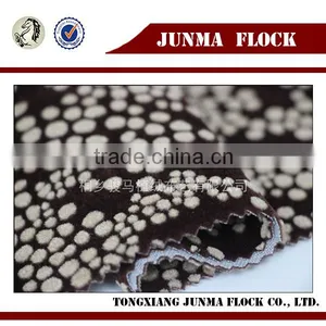 China Textile Cotton Polyester Upholstery Flocking Fabric for Window Curtains thumbnail-3