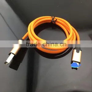 2016 Braided Mobile Phone 2 in 1 USB Cable&type C Charging Cable for Smartphone thumbnail-5