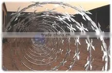 Galvanized Razor Barbed Wire Mesh thumbnail-1